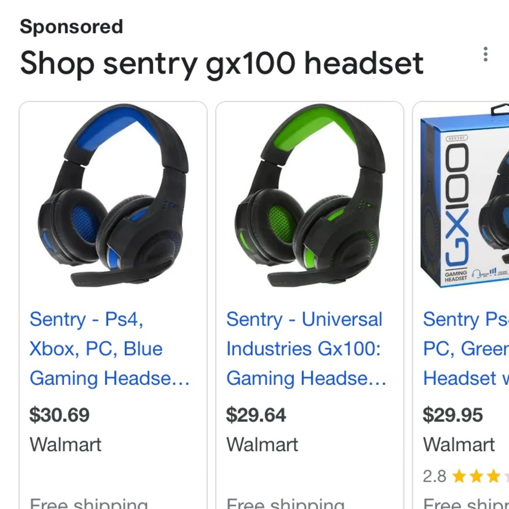 GX100 Sentry Universal gaming headset , NEW in green - Picture 3 of 8